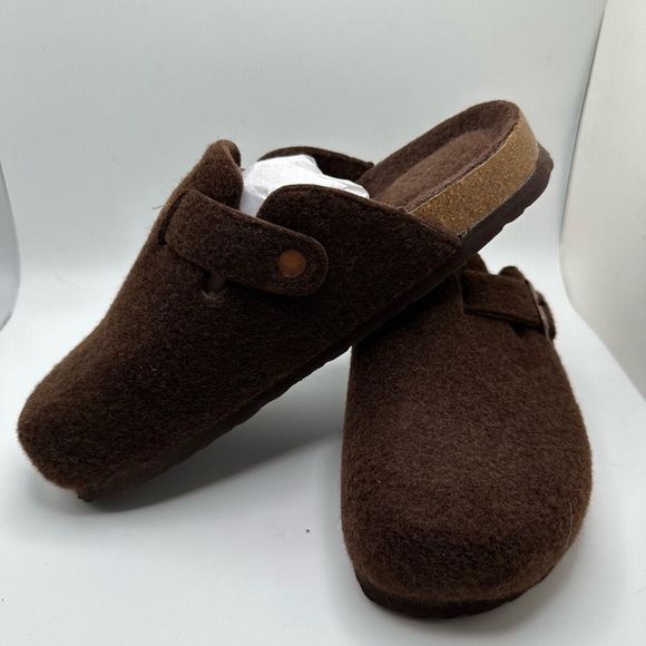 CUSHIONAIRE Womens Clog 7.5 BROWN - Picture 7 of 7